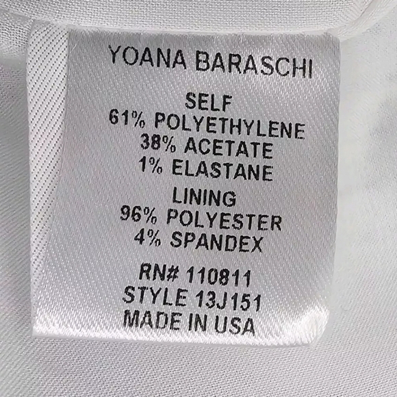 Yoana Baraschi Blue Cropped Jacquard Button Snap Front Jacket Womens Size Large - Picture 7 of 7